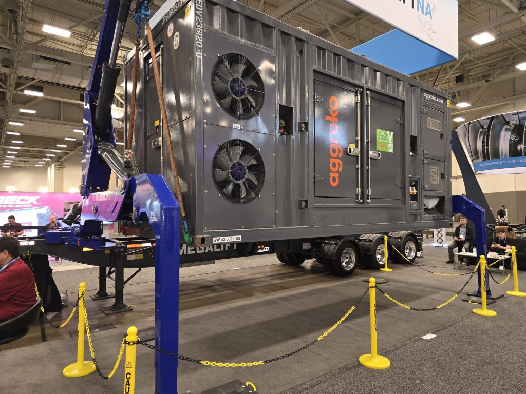 Powergen Megalift North America booth